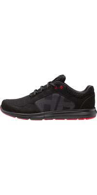 2026 Helly Hansen Ahiga V4 Hydropower Træningssko Til Mænd 11582 - Black / Alert Red