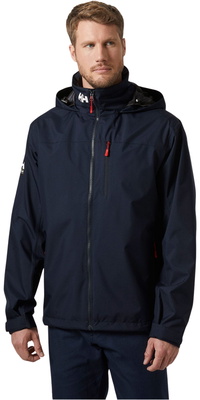 2026 Helly Hansen Herre Crew -sejljakke Med Hætte 2.0 34443 - Navy