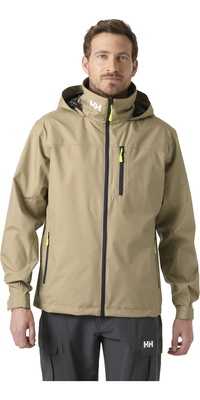 2026 Helly Hansen Herre Crew -sejljakke Med Hætte 2.0 34443 - Pebble