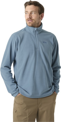 2026 Helly Hansen Herre Daybreaker 1/2 Zip Fleece 50844 - Washed Navy