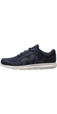 2026 Helly Hansen Ahiga V4 Hydropower Sneakers 11583 - Navy / Off White