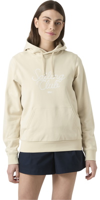 2026 Helly Hansen Core Graphic-hoodie Til Kvinder 54522 - Cream