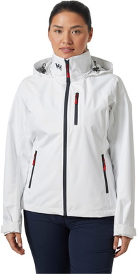 2026 Helly Hansen Crew -sejljakke Med Hætte 2.0 34448 - White