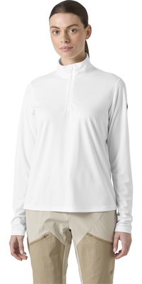 2026 Helly Hansen Tech 1/2 Zip 49562 Til Kvinder - White