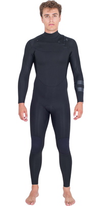 2026 Hurley Herre Air 3/2mm Chest Zip Våddragt MFS0013312 - Black
