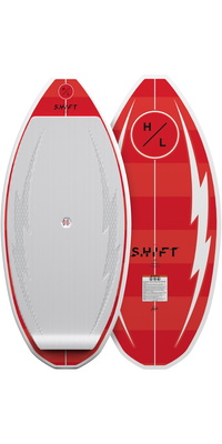 2026 Hyperlite Shift Wakesurfer Board H26SHF.1 - Hvid / Red
