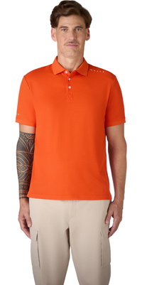 2026 Musto Herre Evo Crew Pro Lite Polo 84220 - Pumpkin Orange