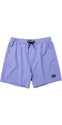 2026 Mystic Mænds Brand Struktur Svømme Shorts 35107.26065 - Iris Blue
