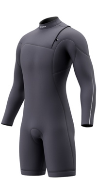 2026 Mystic Herre The One 3/2mm Zip Free Langærmet Shorty Våddragt 35000.260061 - Dark Navy