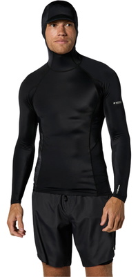 2026 Mystic Langærmet Vest Med Hætte I Lycra Til Mænd - 35001.250204 - Black