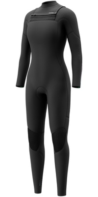 2026 Mystic Kvinders Jayde 5/3mm Dobbelt Chest Zip Våddragt 35000.260005 - Black
