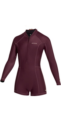 2026 Mystic Dame Lunar 2/ 2mm Front Zip Langærmet Shorty Våddragt 35000.260070 - Oxblood Red