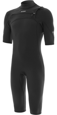2026 Nyord Mens Solu Yulex 2/ 2mm Chest Zip Shorty SOLM22SLCZ001 - Black