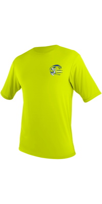 2026 ONeill Toddler Basic Skins Kortærmet Soltrøje 5710B - Lime