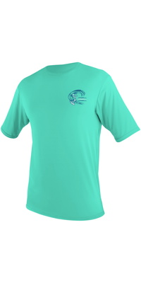 2026 ONeill Toddler Basic Skins Kortærmet Soltrøje 5710G - Light Aqua