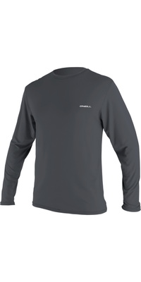 2026 ONeill Herre Basic Skins Langærmet Solskjorte 5719 - Graphite