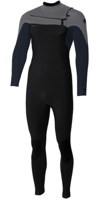 2026 ONeill Herre Epic 3/2mm Chest Zip Våddragt 5646 - Black / Slate / Smoke