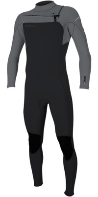 2026 ONeill Herre Hammer 3/2mm Chest Zip Våddragt 4926  Hærdet Stål / Smoke / Smoke