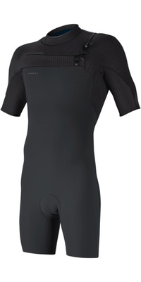 2026 ONeill Herre Hyperfreak 2mm Chest Zip Shorty Våddragt 5495  Hærdet Stål / Graphite