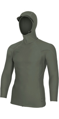 2026 ONeill Herre Hyperfreak Skins Langærmet Lycra-vest Med Hætte 5689 - Chimera / Chimera