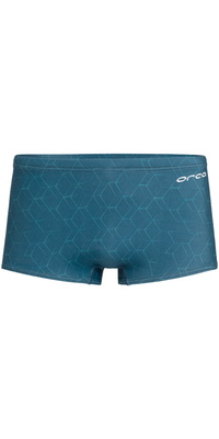 Orca S Herre-badeshorts Med Firkantede Ben, Model MS18  2026 Navy Turquoise