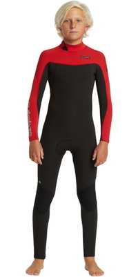 2026 Quiksilver Junior Everyday Sessions 3/2mm Back Zip Våddragt EQBW103114 - High Risk Red