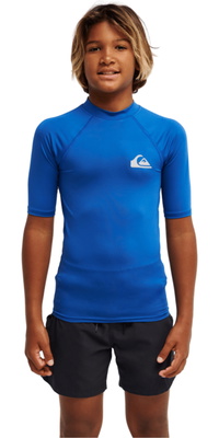 2026 Quiksilver Junior Everyday UPF50 Kortærmet Lycra-vest AQBWR03064 - Monaco Blue