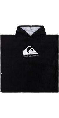 2026 Quiksilver Junior Hoody Poncho Håndklæde AQKAA03005 - Black