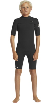 2026 Quiksilver Junior Everyday Sessions 2mm Back Zip Shorty Våddragt EQBW503025 - Black