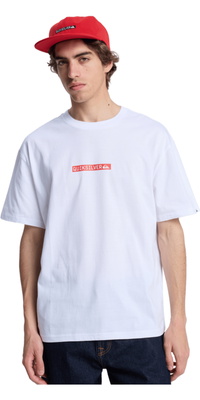 2026 Quiksilver Herre DNA Clicker Kortærmet T-shirt EQYZT08207 - White