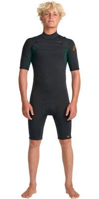2026 Quiksilver Herre Everyday Sessions 2/ 2mm Chest Zip Shorty Våddragt 25AW253501 - Jade