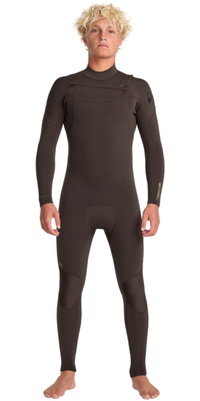 2026 Quiksilver Herre Everyday Sessions 3/2mm Chest Zip Våddragt 25AW213510 - Brown