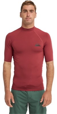 2026 Quiksilver Herre Everyday UPF50 Kortærmet Lycra-vest AQYWR03130 - Burnt Russet
