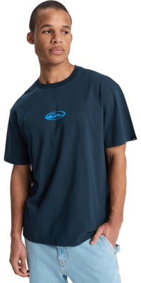 Quiksilver -surfing-T-shirt Til Mænd Med Blomsterprint, 2026, EQYZT08301 - Dark Navy