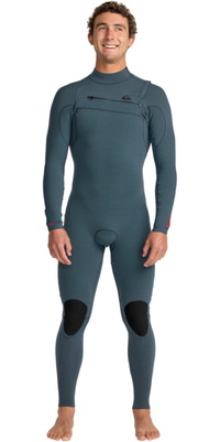 2026 Quiksilver Herre Highline 3/2mm Chest Zip 25AW213500 - Blue Fog