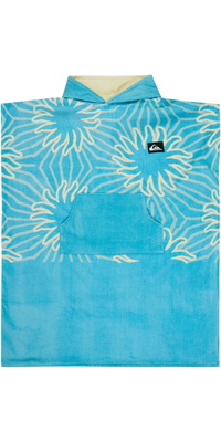 2026 Quiksilver Hættetrøje Poncho Håndklæde AQYAA03233 - Aqua Ocean Mayhem