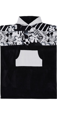2026 Quiksilver Hættetrøje Poncho Håndklæde AQYAA03233 - Black Momentum