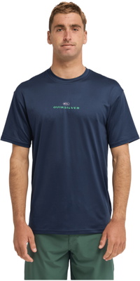 2026 Quiksilver Nomad Surf-T-shirt Til Mænd, Kortærmet Lycra-trøje EQYWR03477 - Dark Navy