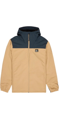 2026 Quiksilver Herrejakke Overcast 3K  Varm Og Vandtæt Jakke Med Hætte EQYJK04202 - Dark Navy