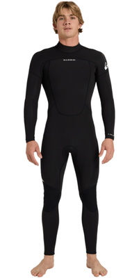 2026 Quiksilver Herre Prologue + 3/2mm Back Zip Flatlock Våddragt 25AW213514 - Black