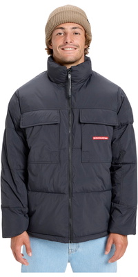 2026 Quiksilver Stay Puff-jakke Til Mænd Insulator EQYJK04179 - Black