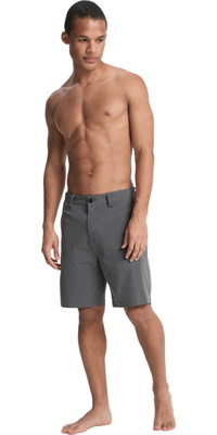 2026 Quiksilver Herre Union Heather Amph 19 Shorts EQYHY03877 - Black Heather