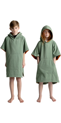 2026 Red Paddle Co Junior Quickdry Mikrofiber-omklædningskåbe 002-009-006-J - Sage Green