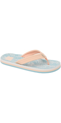 2026 Reef Junior Ahi Flip Flops CJ8776 - Peach / Blå Animal