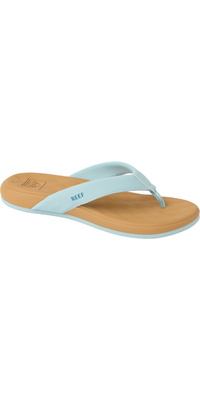 2026 Reef Kvinders Polstring Melody Sandaler CJ8711 - Blue Haze / Doe