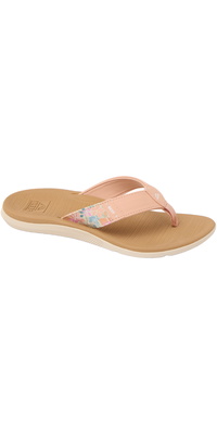 2026 Reef Sandaler Til Kvinder Santa Ana CJ8828 - Peach / Tan