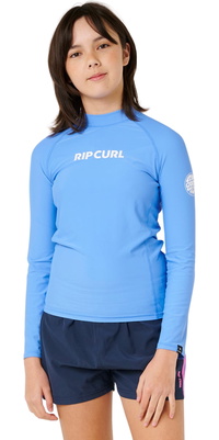 2026 Rip Curl Junior Classic Surf Langærmet Lycra-vest 14DGRV - Cornflower Blue