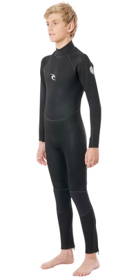 Rip Curl Junior Freelite 3/2mm Back Zip Våddragt WF203J - Black