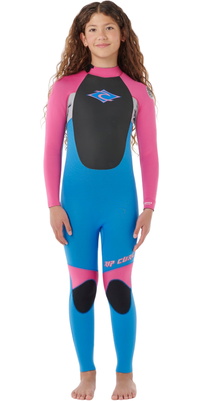 2026 Rip Curl Junior Omega 4/3mm Back Zip Våddragt 13OBFS - Pink