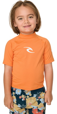 2026 Rip Curl Toddler Waves UPF-lycra-vest Med Korte ærmer 136TRV - Vitamin C